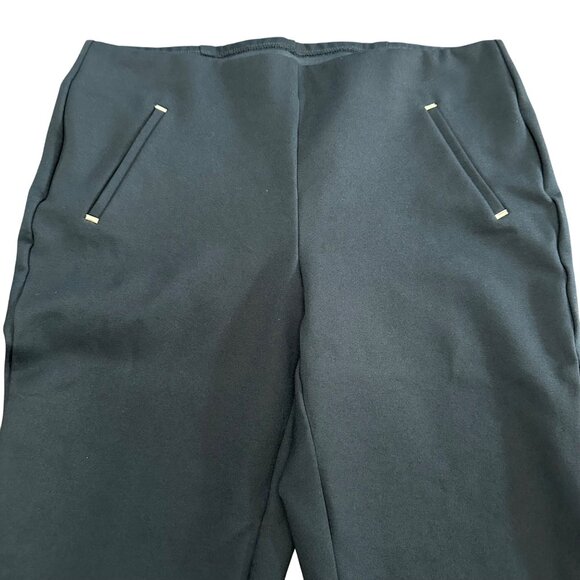 Chico's Pants Size 1 P Petite Black Juliet Slim Trim Detail Ankle Pants Slimming - Picture 2 of 14